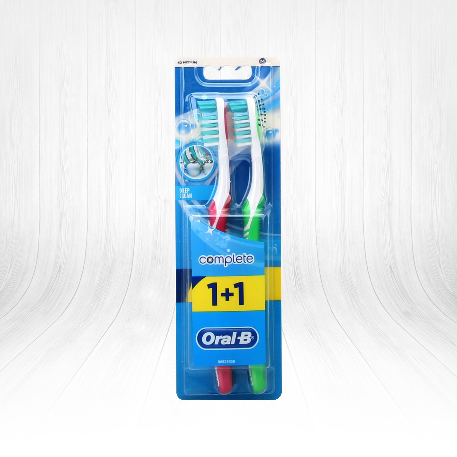 OralB Complete Manuel Diş Fırçası li PembeYeşil